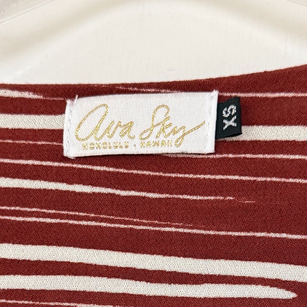 Ava Sky Top Gwen In Rust Stripe - image 5